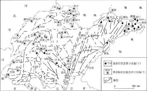 山東省（溫泉）地熱資源分布規律-地熱開發利用-地大熱能